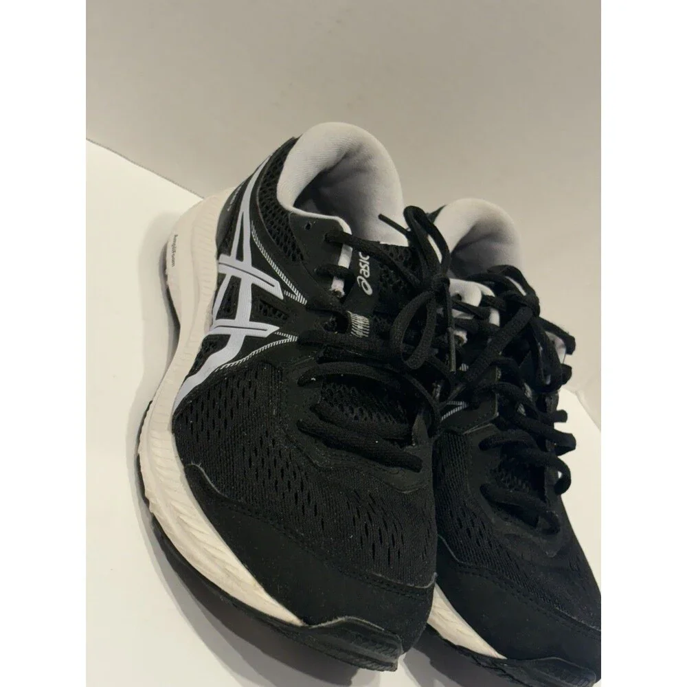 Asics Gel Contend 7 Women's Black White Running Sneakers  Size 8.5!